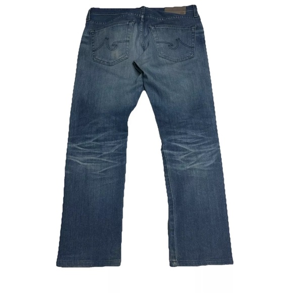 AG Adriano Goldschmied Men's The Dylan Slim Skinny Cropped Jeans Actual 33x26 - Picture 2 of 8